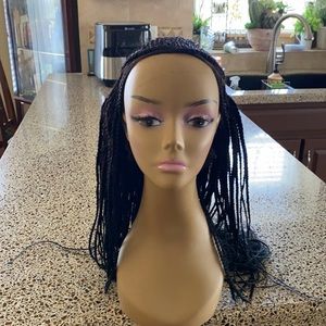 Cornrow braided wig